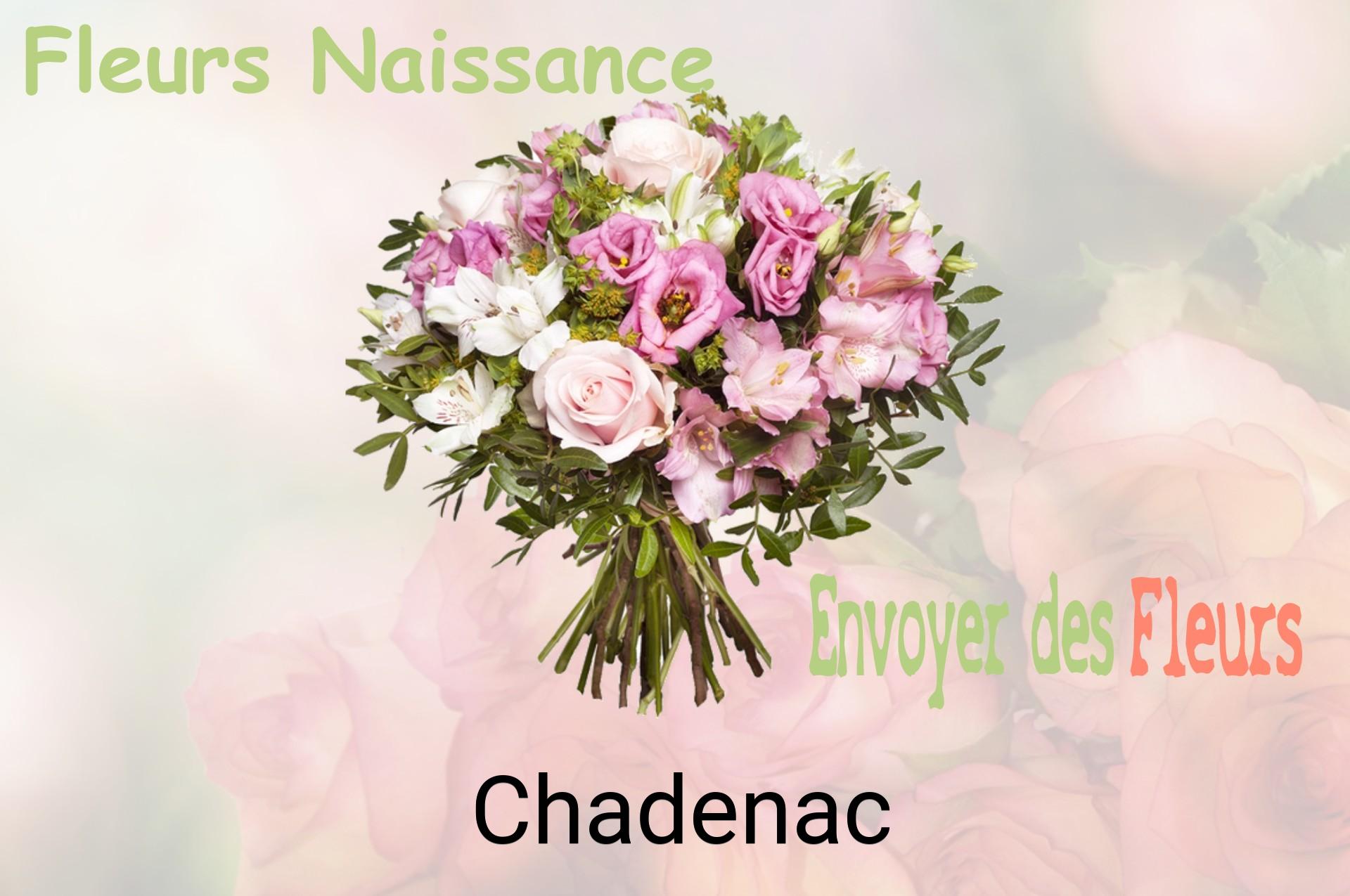 Bouquet de fleurs de naissance livré à Chadenac